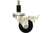 Inflatable universal band brake casters
