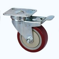 Flat double brake activities wheel